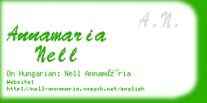 annamaria nell business card